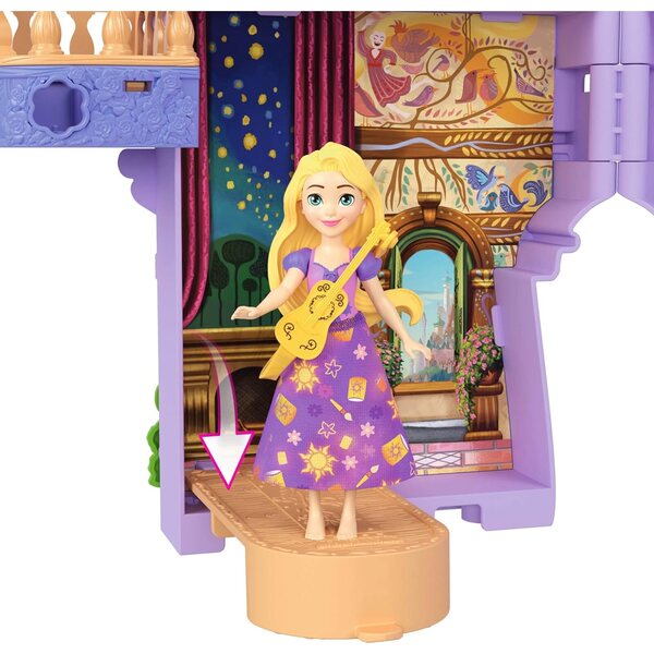 Mattel Disney Rosaspunzel dukkehus med figur og tilbehør