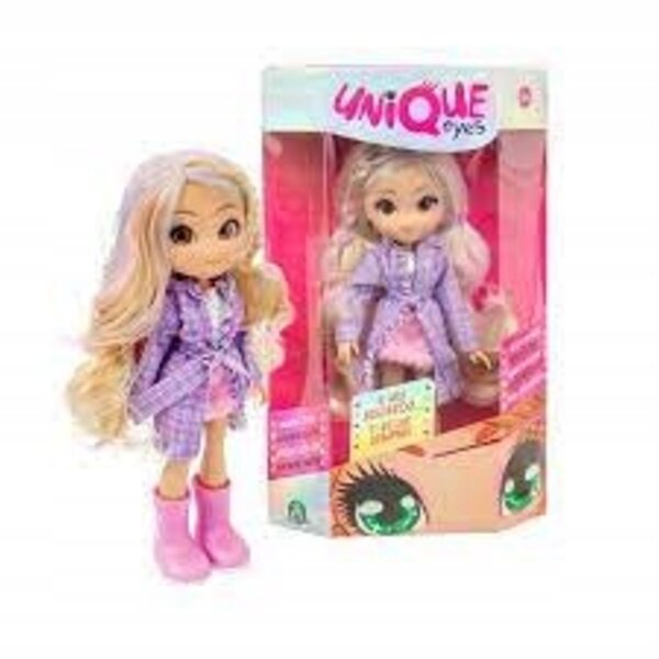 Doll Dante Unique Eyes Rebecca con capelli lunghi e sguardo realistico 25 cm
