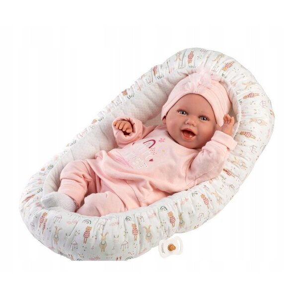 Llorens Mimi Baby Doll 42 cm – bambola fatta a mano con cocoon per bambini 3+