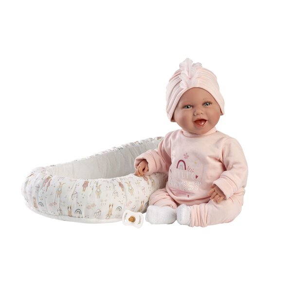 Llorens Mimi Baby Doll 42 cm – bambola fatta a mano con cocoon per bambini 3+