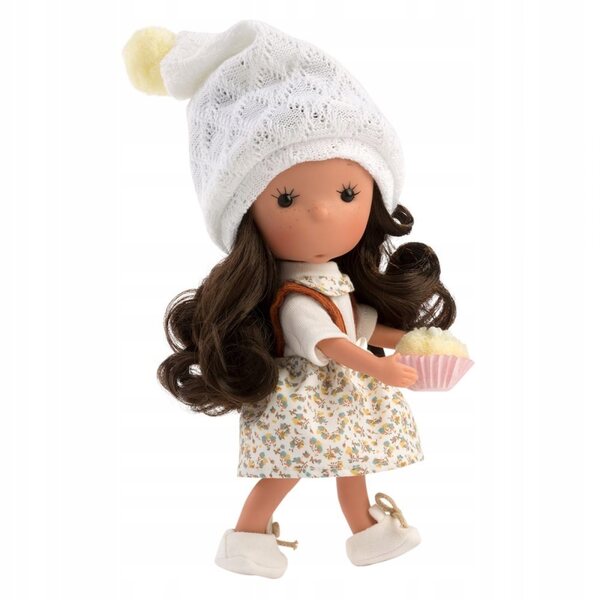 Miss Minis Melena 26 cm Puppe mit beweglichen Gliedmaßen und Kleidung – Llorens