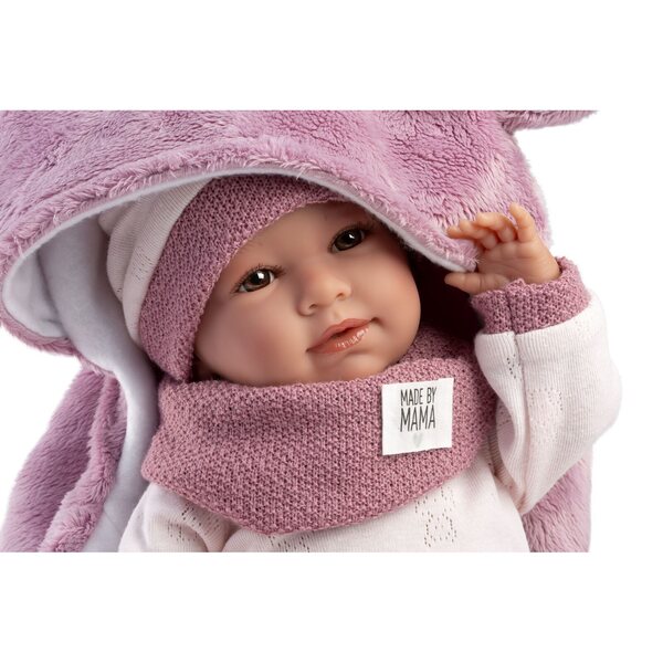 Bambolina Mimi Piangente 42cm con copertina e fasciatoio e Suoni Llorens