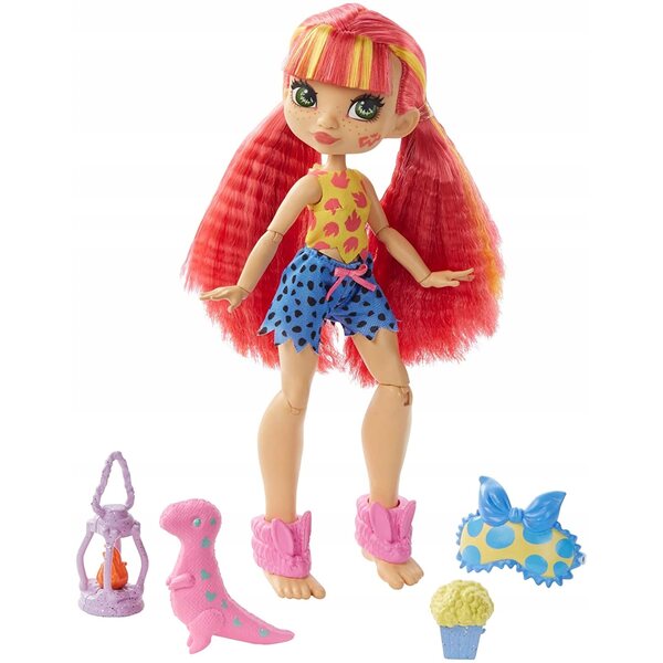 Cave Club Emberly Pajama Party Mattel Puppe 32,5 cm für Kinder ab 4 Jahren