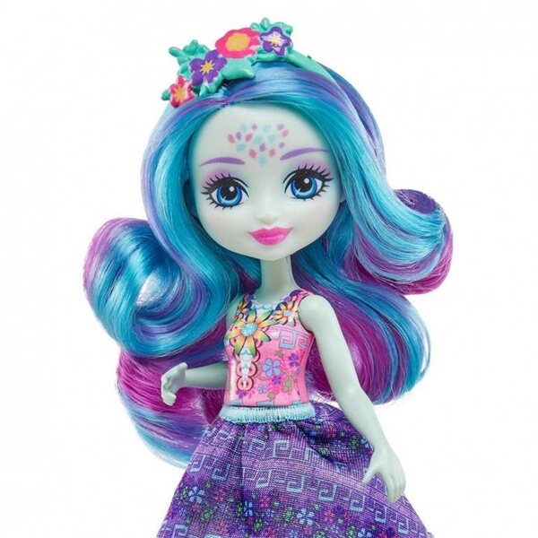 Enchantimals Tolene Schildkrötenpuppe mit kleiner Schildkröte, 15 cm, Mattel, für Kinder ab 4 Jahren