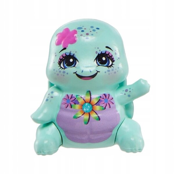 Enchantimals Tolene Schildkrötenpuppe mit kleiner Schildkröte, 15 cm, Mattel, für Kinder ab 4 Jahren