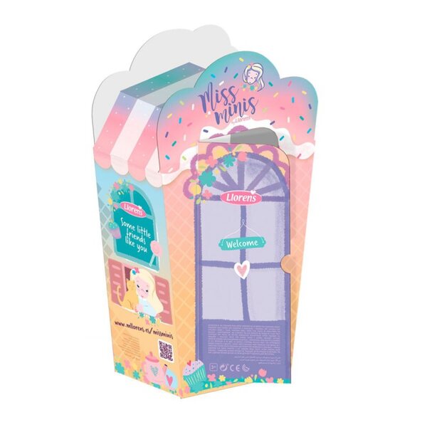Bambola Llorens Miss Lilly Queen 26 cm con Abbigliamento alla Moda e Lollipop