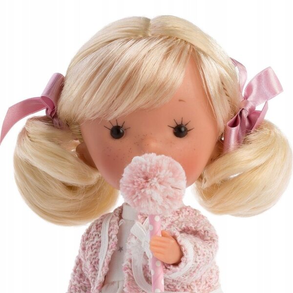 Bambola Llorens Miss Lilly Queen 26 cm con Abbigliamento alla Moda e Lollipop