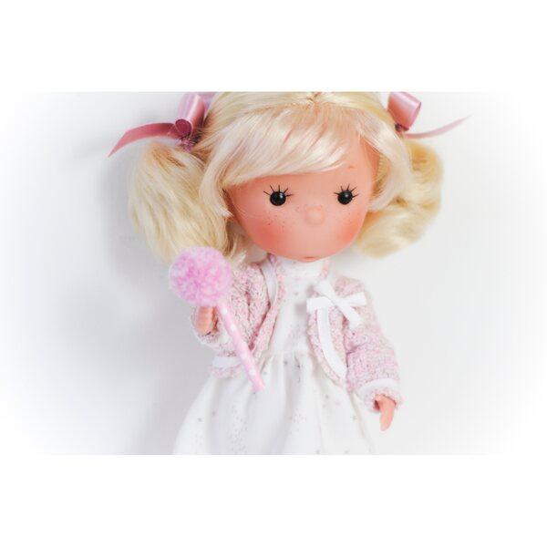 Bambola Llorens Miss Lilly Queen 26 cm con Abbigliamento alla Moda e Lollipop