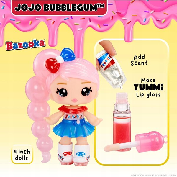 Lalatt Yummiland Bazooka Bubble Gum mit Lippenbalsam und Zubehör-Set