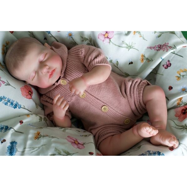 Bambola Reborn Training Realistica Neonato 52 cm per Bambini 3+ Anni