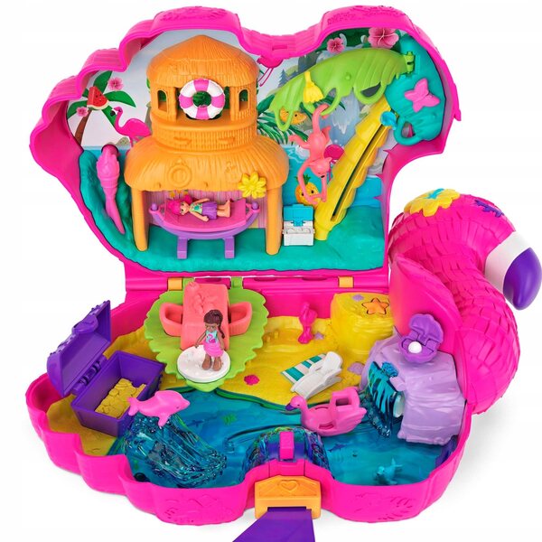 Polly Pocket Flaming Beach Party Забавна игра за деца 4+