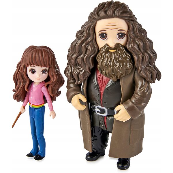 Set 2 Bambole Harry Potter Hermione e Hagrid con cane Fang - Spin Master