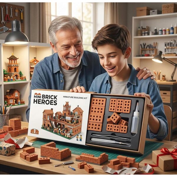 50 rote Miniatursteine 2x1x1 cm zum Modellieren und für kreative Dekorationen