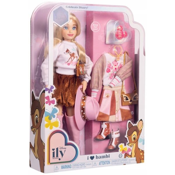 Disney Bambi 30 cm große Modepuppe mit Zubehör – Jakks Pacific