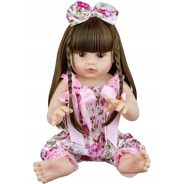 55 cm große Reborn-Puppe, die spricht, singt und wiederholt, realistisches Spielzeug für Kinder