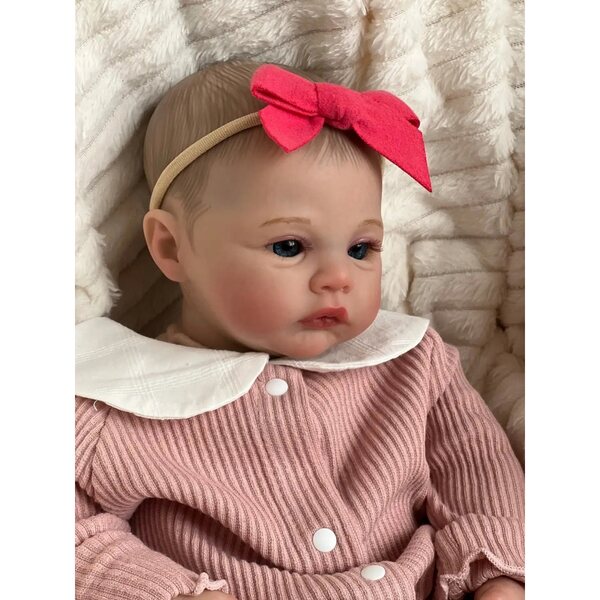 REALISTYCZNA LALKA REBORN, JAK ŻYWE DZIECKO, 49 CM, KEIUMI, DLA DZIECI