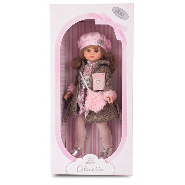 Bambola spagnola Fany alta 42 cm con cappottino profumata alla vaniglia