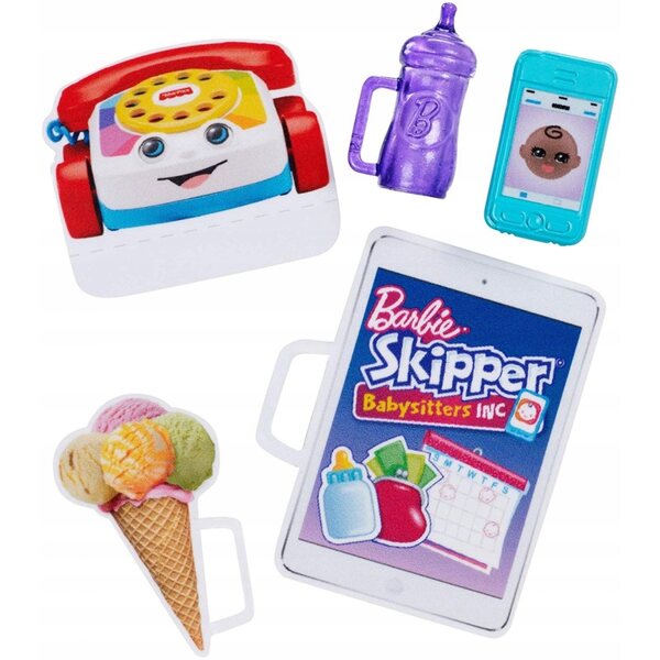 Barbie Skipper Babysitters Puppe mit Einhornbluse, 32,5 cm groß