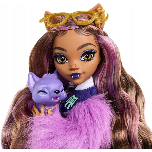 Bambola Clawdeen Wolf Monster High con Figura e Accessori, Mattel 26 cm