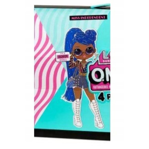 Bambola fashion LOL OMG Miss Independent con vestiti e accessori per bambini 3+