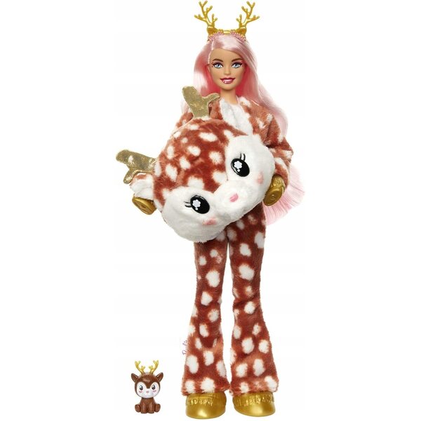 Barbie Cutie Reveal Deer Doll – Interaktive Puppe für Kinder ab 3 Jahren