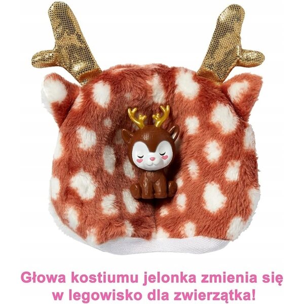 Barbie Cutie Reveal Deer Doll – Interaktive Puppe für Kinder ab 3 Jahren