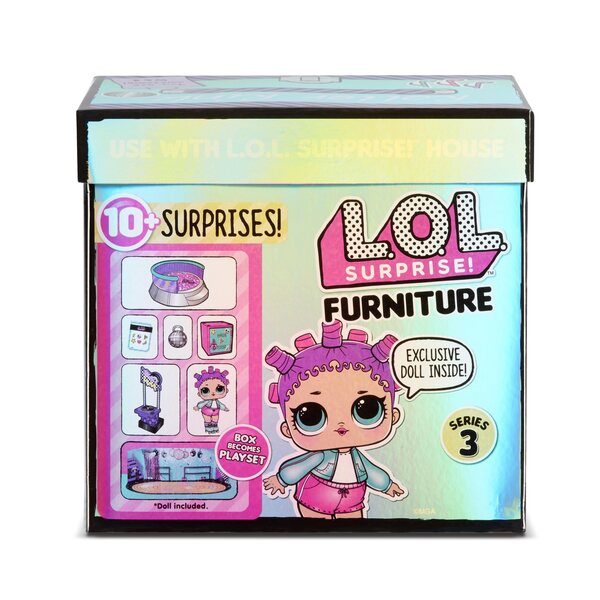 L.O.L. Möbel 567103E7C mit mehr als 10 Überraschungen und Broller SK8ER Serie 3 Puppe