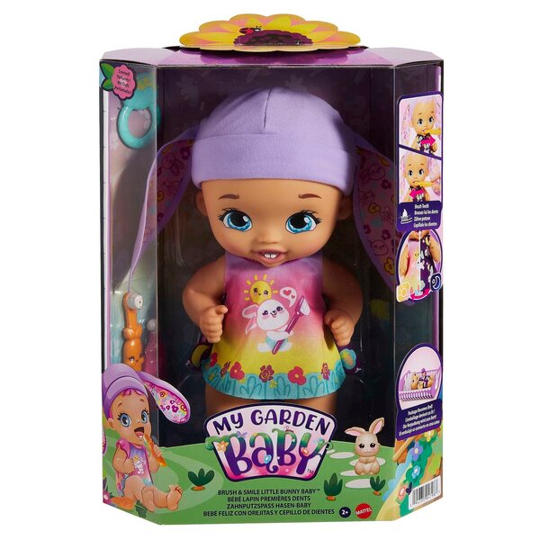 My Garden Baby Baby Bunny Doll 30 cm con Accessori per Igiene Orale