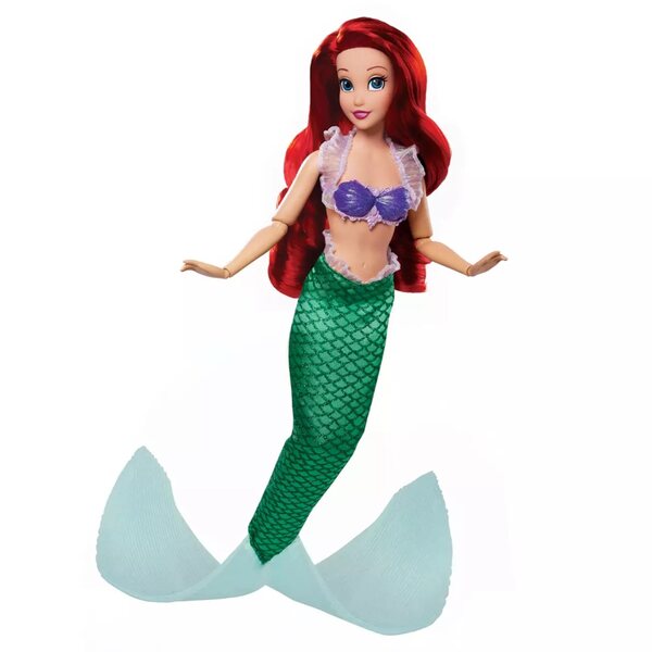 Original Disney Store Ariel Moose avec accessoires et vêtements supplémentaires 29 cm