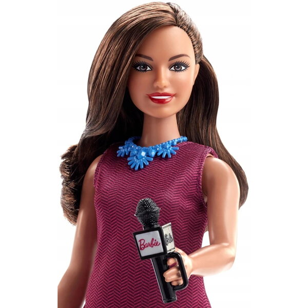 Barbie Career Reporter – 60. Jubiläumsausgabe mit Kleidung und Accessoires