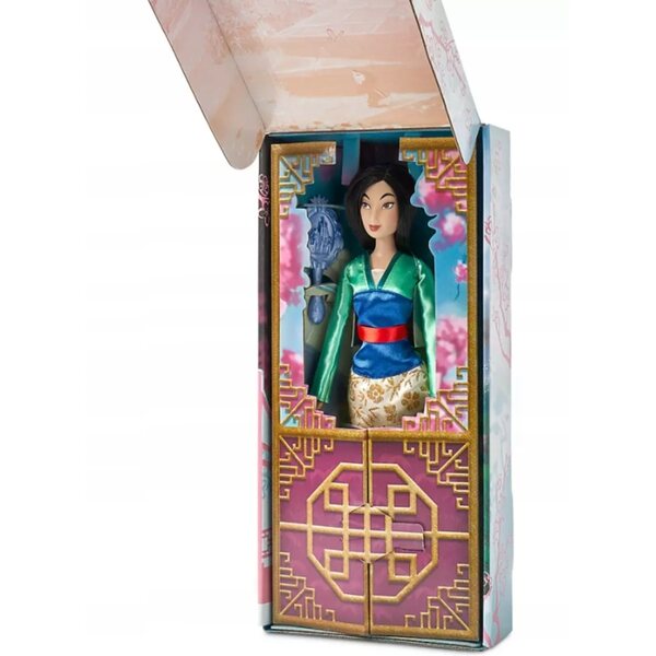 Bambola Mulan Disney 30 cm in plastica e tessuto, movimento completo