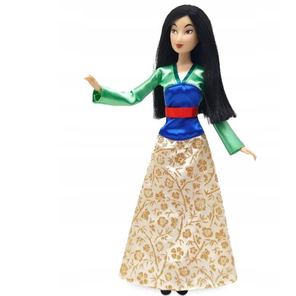 Bambola Mulan Disney 30 cm in plastica e tessuto, movimento completo