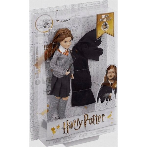 Harry Potter Ginny Weasley Puppe mit Hogwarts-Kleid und Mattel-Zauberstab