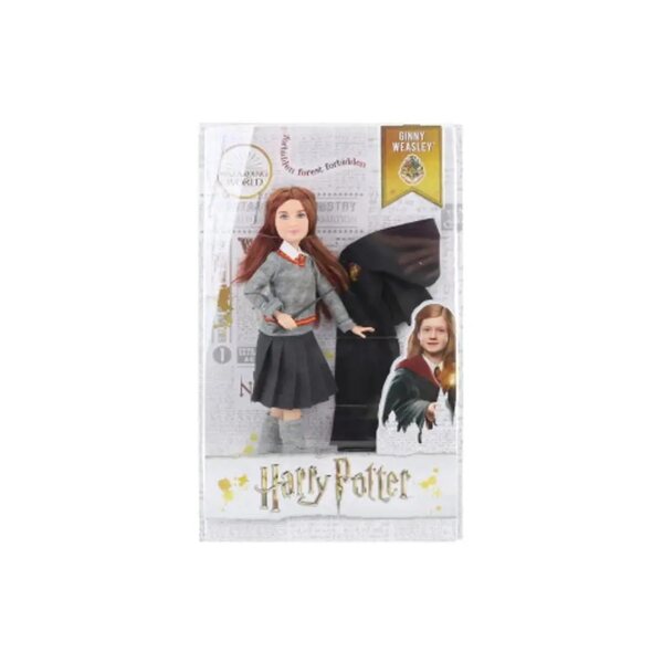 Harry Potter Ginny Weasley Puppe mit Hogwarts-Kleid und Mattel-Zauberstab