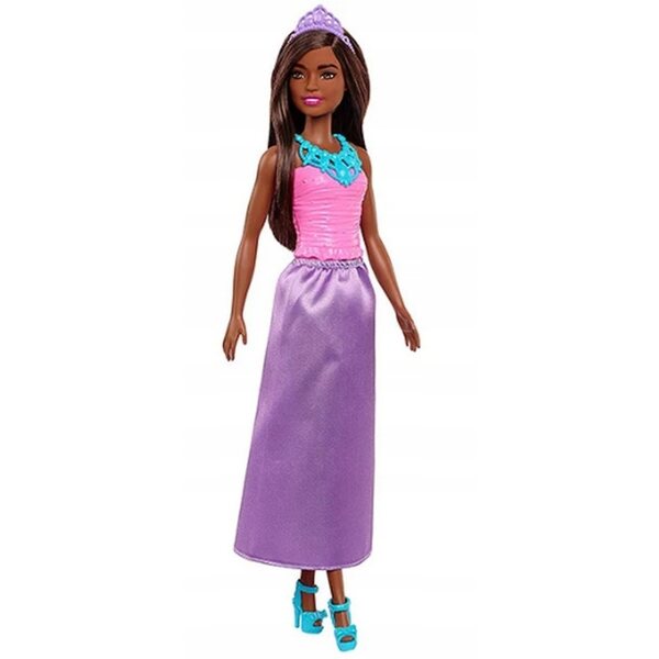 Bambola Barbie Principessa con Abito Viola per Bambini da 3 Anni in Poi
