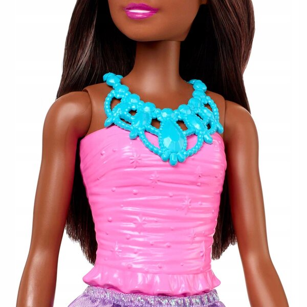 Bambola Barbie Principessa con Abito Viola per Bambini da 3 Anni in Poi