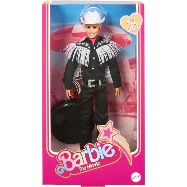 Bambola Ken Barbie Film con Costume Western Originale, 29 cm Mattel