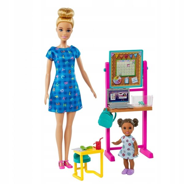 Mattel Barbie Leraar met speelset en accessoires voor kinderen vanaf 3 jaar