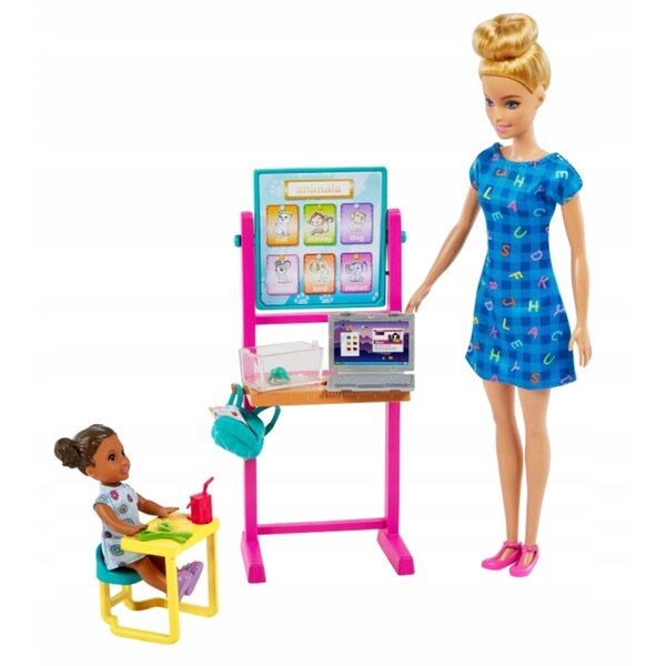 Mattel Barbie Leraar met speelset en accessoires voor kinderen vanaf 3 jaar