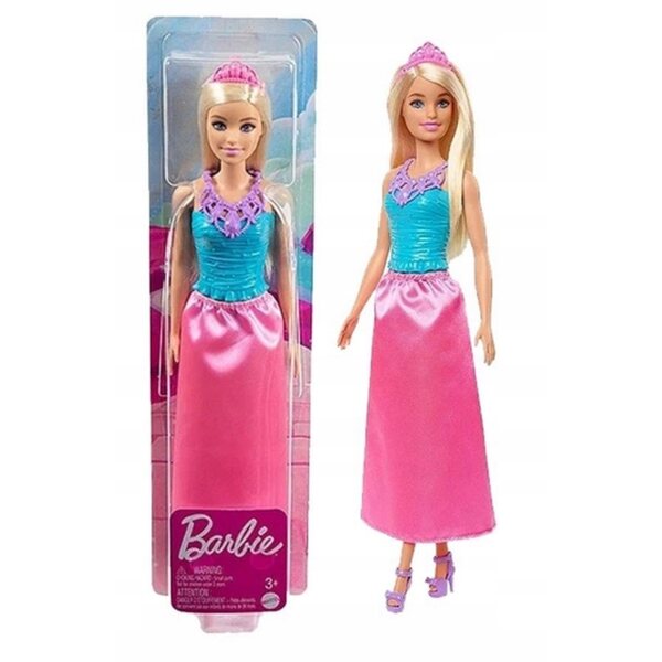 Barbie Prinzessin mit rosa Kleid – Puppe für Kinder ab 3 Jahren