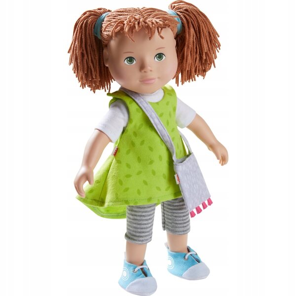 Bambola HABA Milou da 32 cm con vestito verde per bambini dai 3 anni