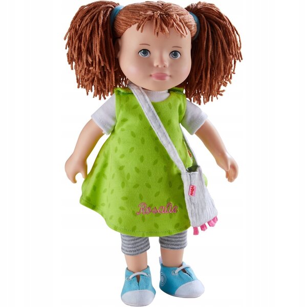 Bambola HABA Milou da 32 cm con vestito verde per bambini dai 3 anni