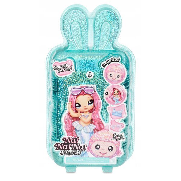 Na Na Na Bambola a Sorpresa Andre Avalanche con Braccialetto Peluche e Palloncino Coriandoli