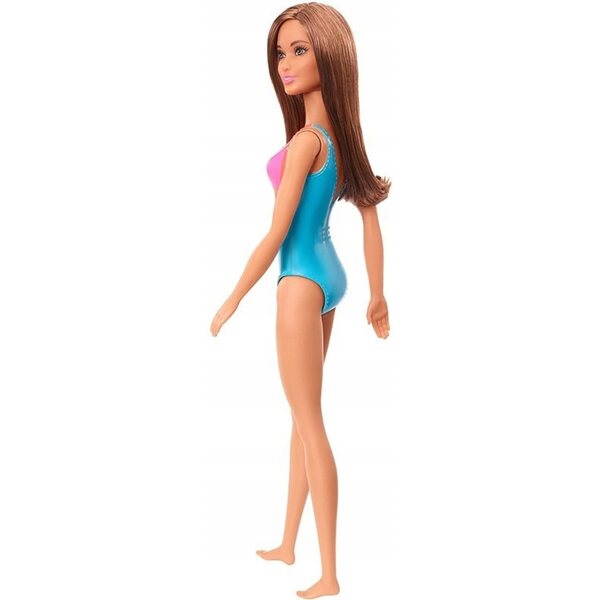 Barbie Beach Szatynka 32 cm mit buntem Badeanzug