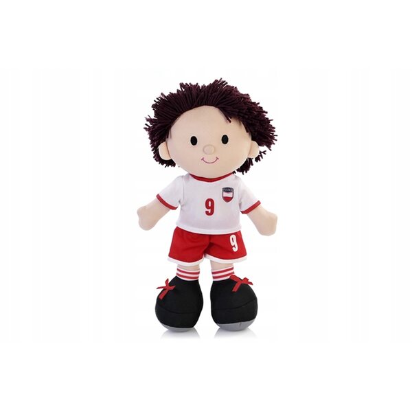 Fußballfan-Maskottchen-Plüschtier, lizenziert vom polnischen Fußballverband, 38 cm, weich und sicher