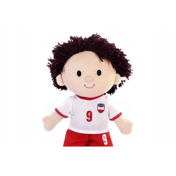 Fußballfan-Maskottchen-Plüschtier, lizenziert vom polnischen Fußballverband, 38 cm, weich und sicher