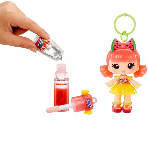 Yummi Land Lip Gloss Doll Mimi Watermelon con Profumo Dolce e Mini Bambola 9 cm