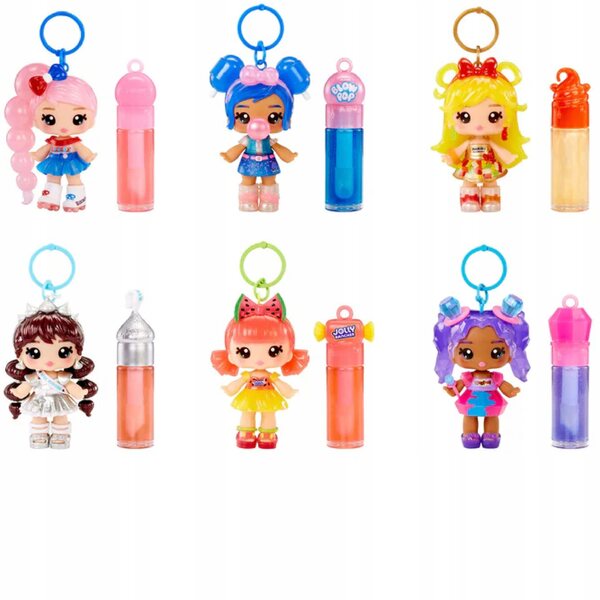 Yummi Land Lip Gloss Doll Mimi Watermelon con Profumo Dolce e Mini Bambola 9 cm