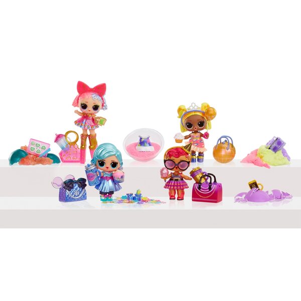 L.O.L. SURPRISE Große Überraschungsparty – Set mit 4 Puppen und Zubehör für Kinder