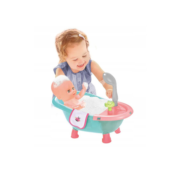 Bambola Baby Tosia con vaschetta e accessori da gioco - 30 cm